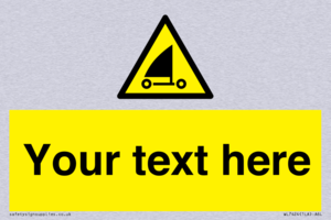 Custom Warning sand yachting